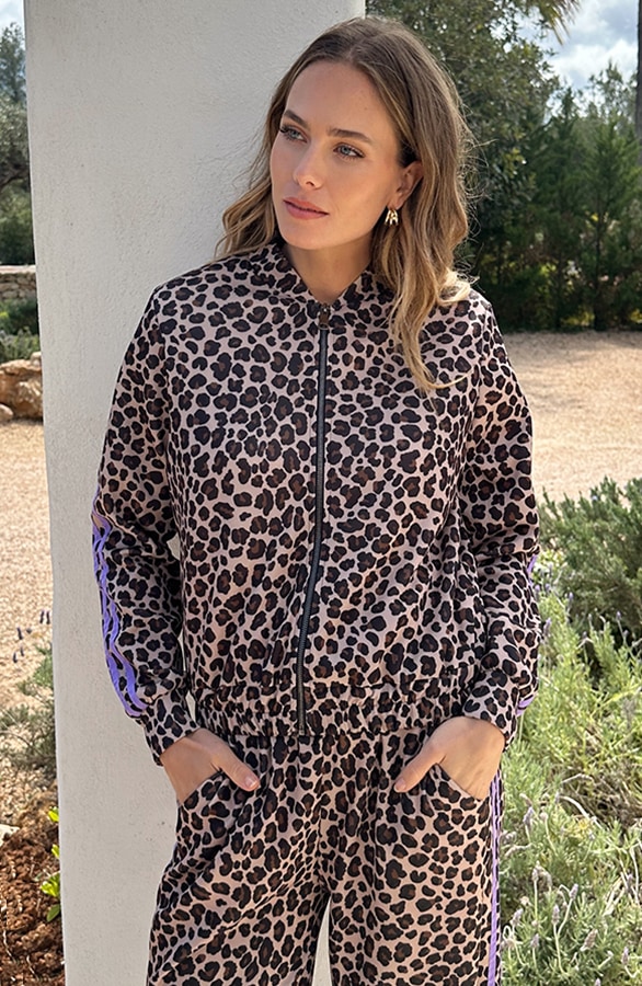 Leopard Bies Bomber Lila – vesten, foto 6