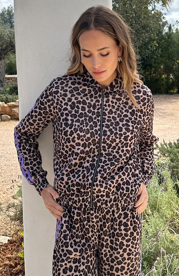 Leopard Bies Bomber Lila – vesten, foto 9