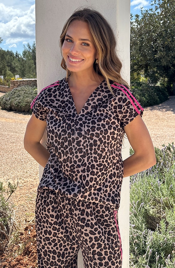 Leopard Bies Top Pink – tops, foto 11
