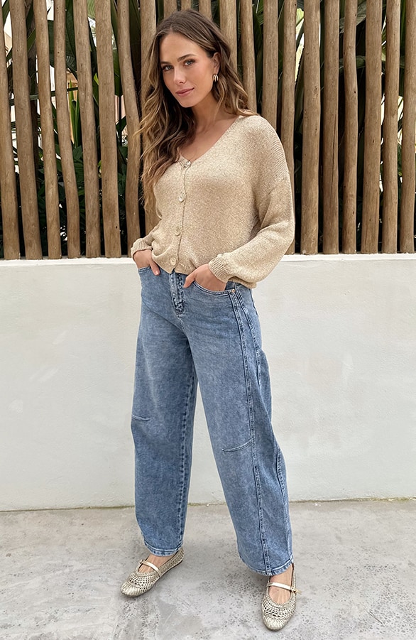 Lurex Cardigan Goud – vesten, foto 8