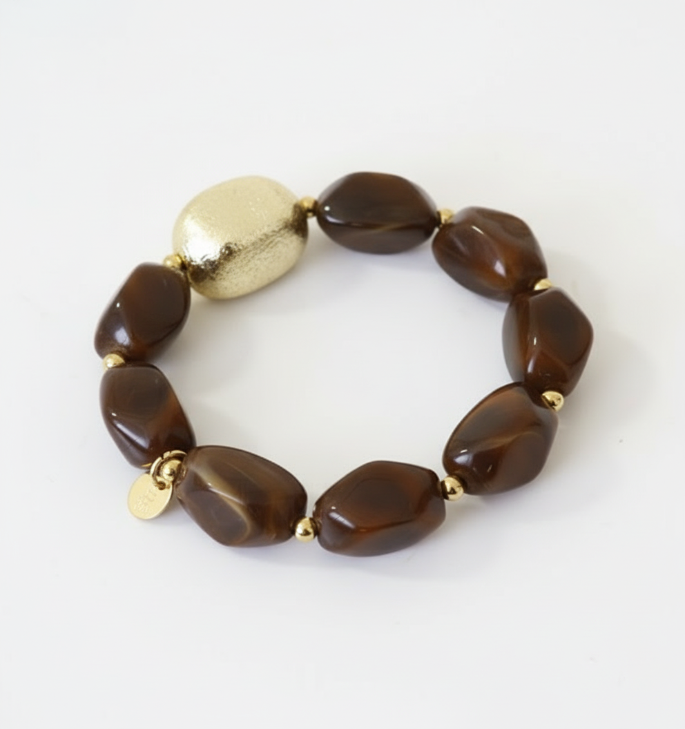 Marble Armband Choco Gold – alle accessoires, foto 2