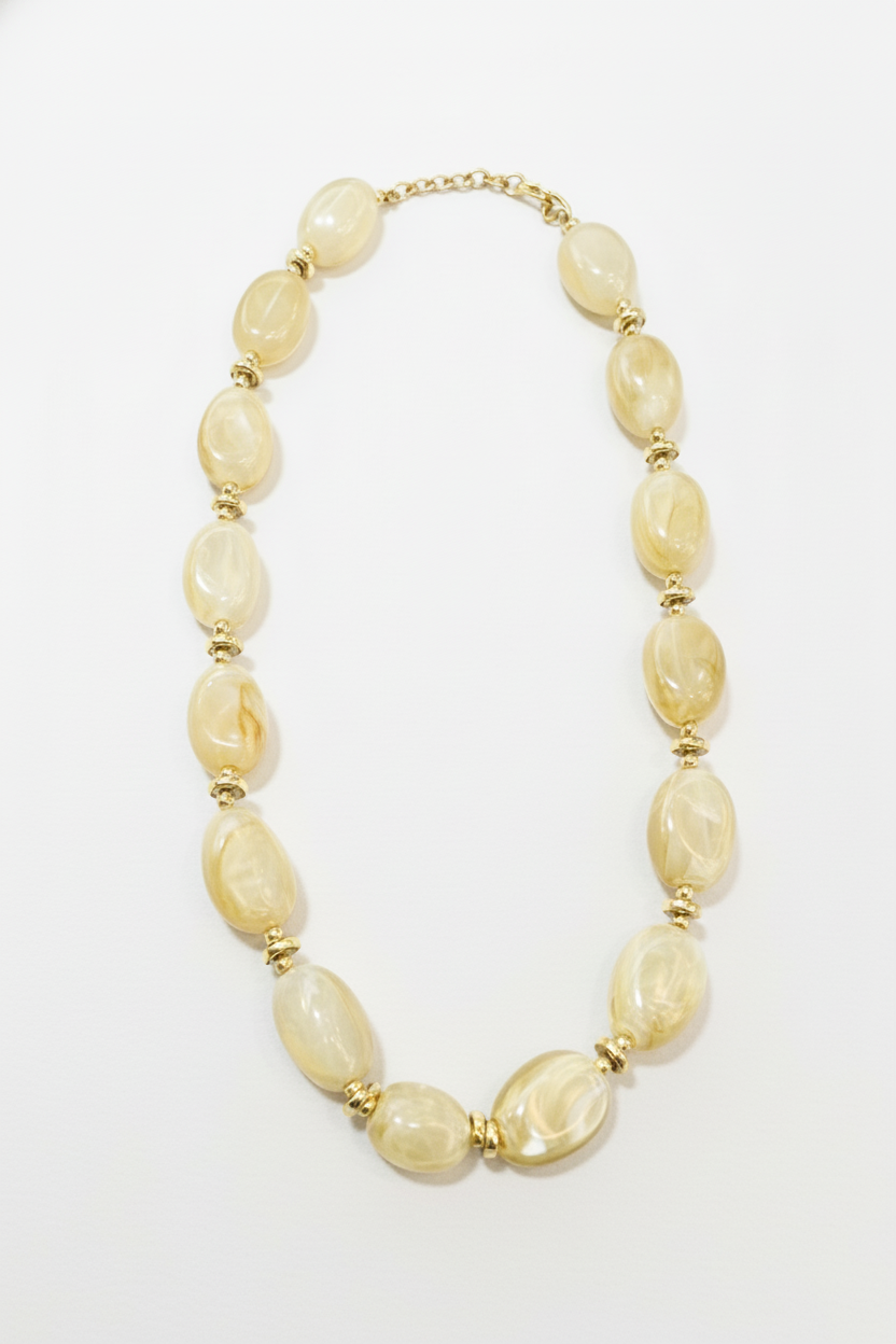 Marble Ketting Beige – alle accessoires, foto 2