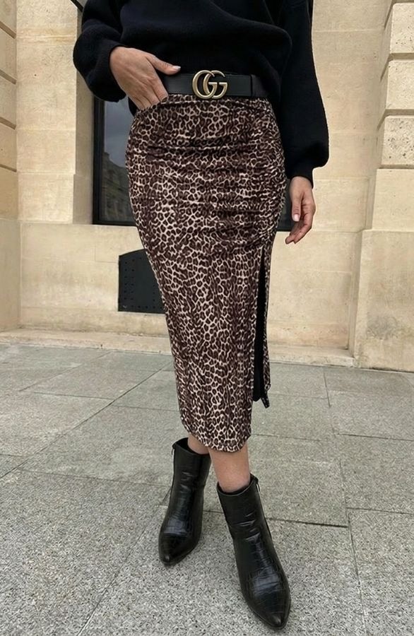 Mesh Rok Leopard – rokken