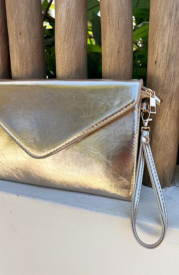 Metallic Clutch Goud – alle accessoires, foto 3
