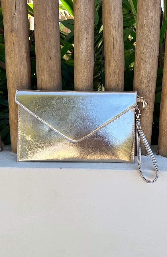Metallic Clutch Goud – alle accessoires, foto 2