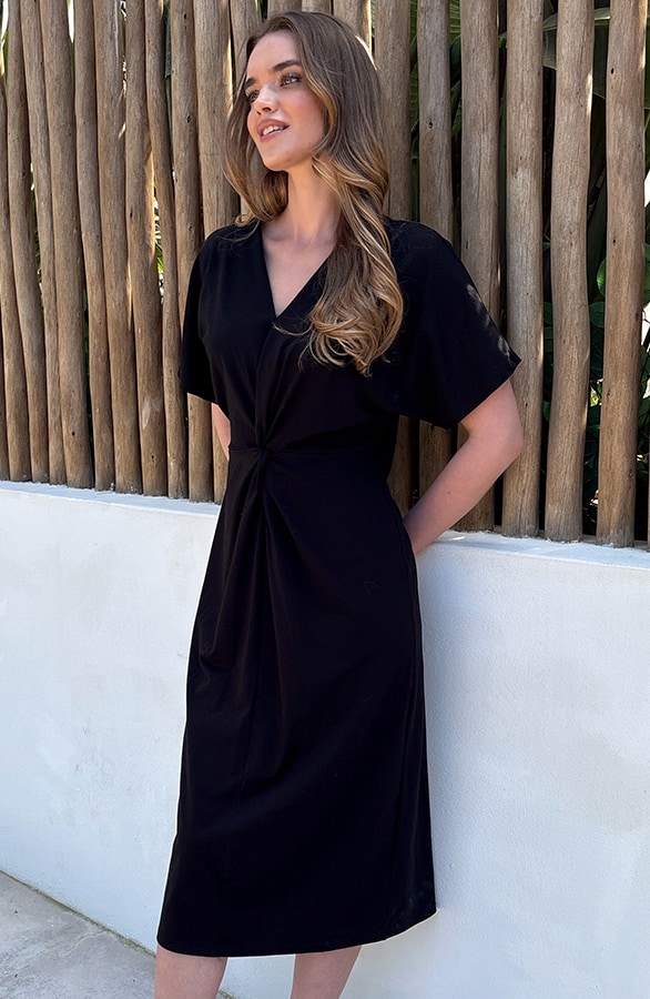 Most Needed Kleid Baumwolle Stretch Schwarz, Kleider, Foto 6