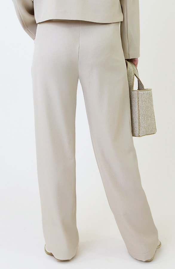 Palazzo Pantalon Beige 2.0 – flared broeken, foto 3