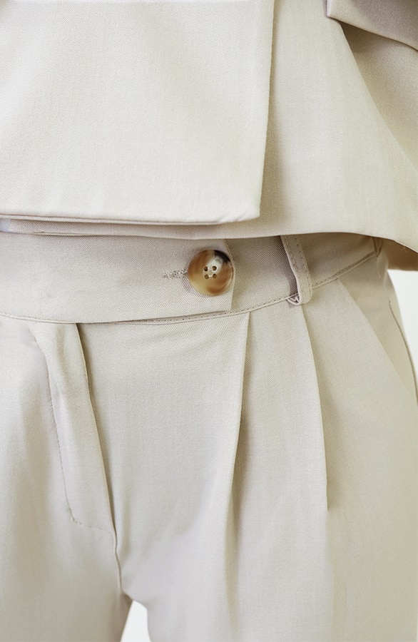 Palazzo Pantalon Beige 2.0 – flared broeken, foto 4