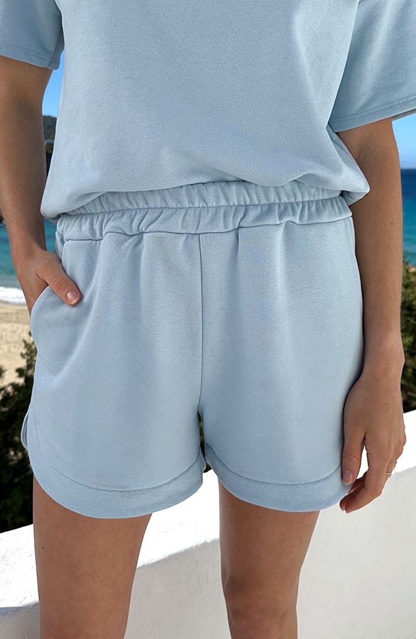 Comfort Sweat Short Baby Blauw – shorts