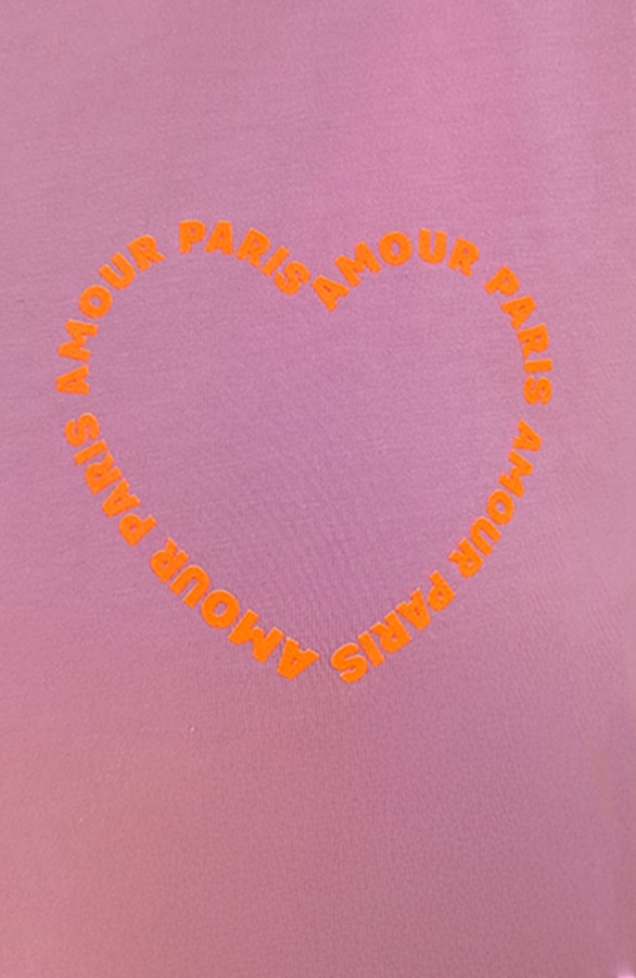 Amour Paris Loose Fit T-Shirt Neon – tops, foto 5