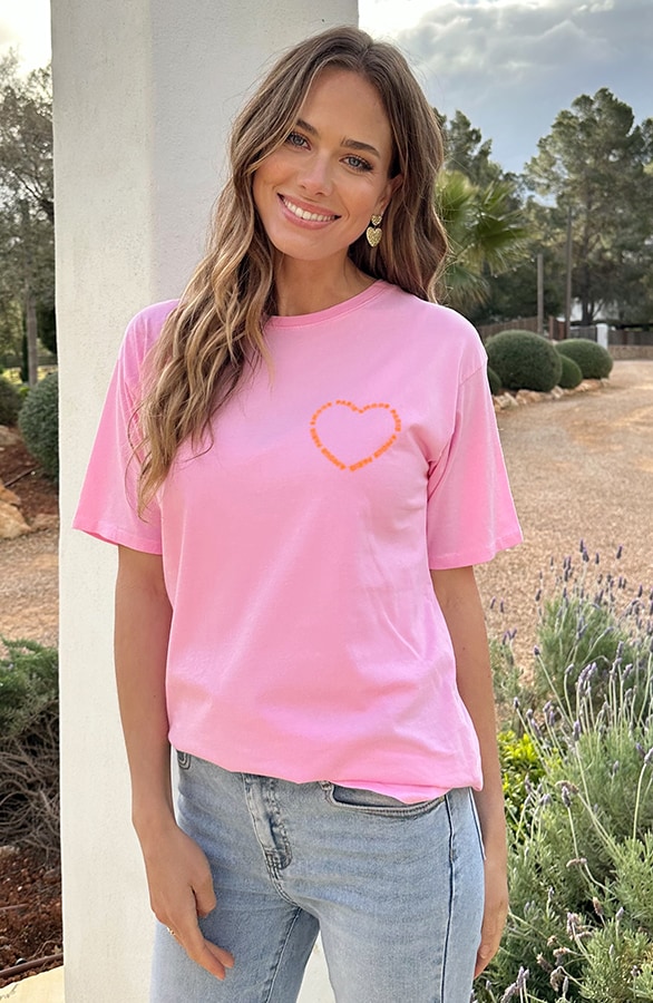 Amour Paris Loose Fit T-Shirt Neon – tops, foto 6