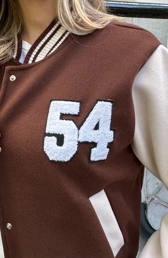 Baseball Bomberjacket Choco – jassen, foto 6