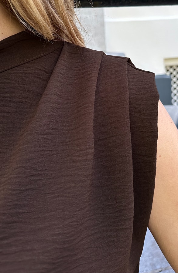 Mila Most Needed Top Choco – tops, foto 5