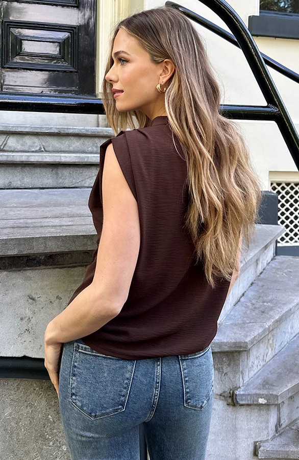 Mila Most Needed Top Choco – tops, foto 4
