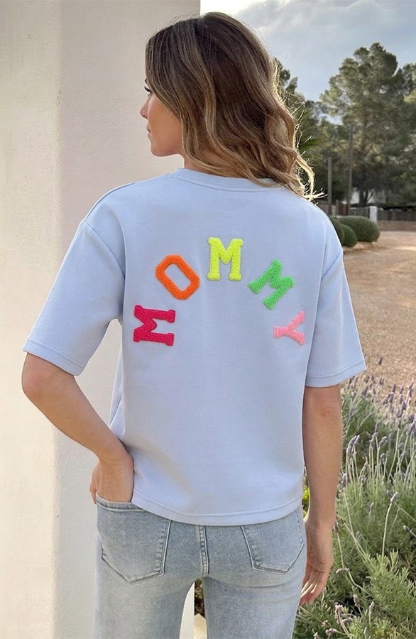 Mommy T-Shirt Oversized Katoen Neon – tops