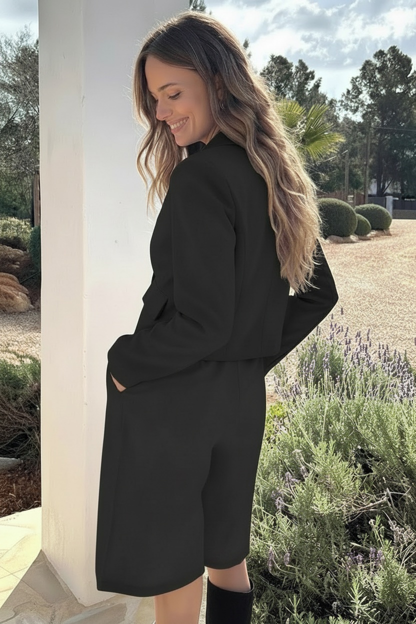 Casual Bermuda Zwart – shorts, foto 3
