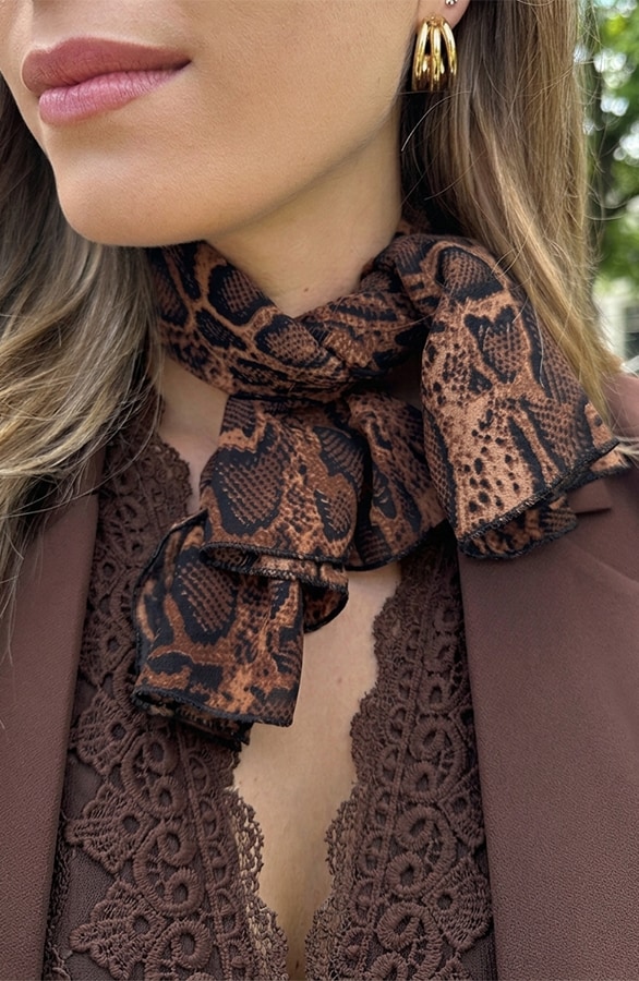 Snake Print Sjaal Limited FMH – alle accessoires, foto 2