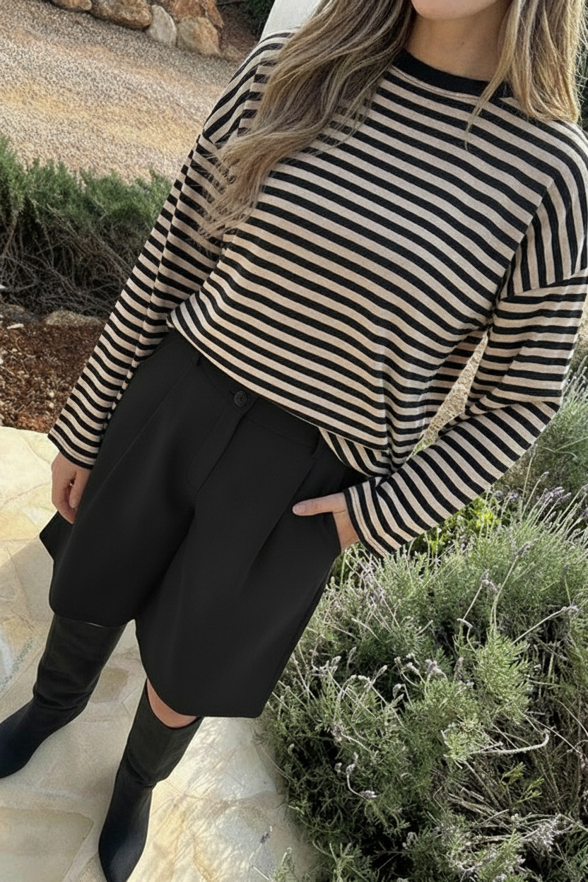 Casual Bermuda Zwart – shorts, foto 4