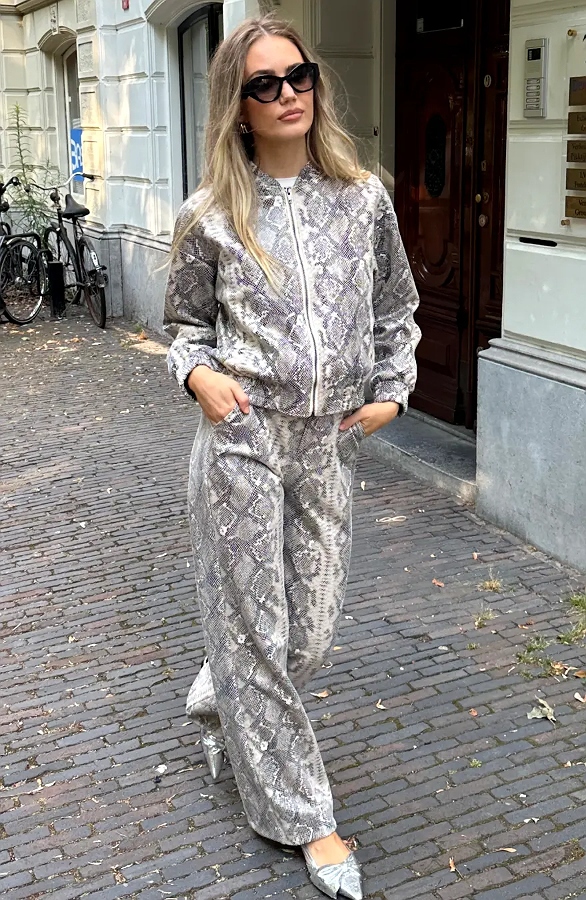 Bomberjacket Snake Print Premium – jassen, foto 6