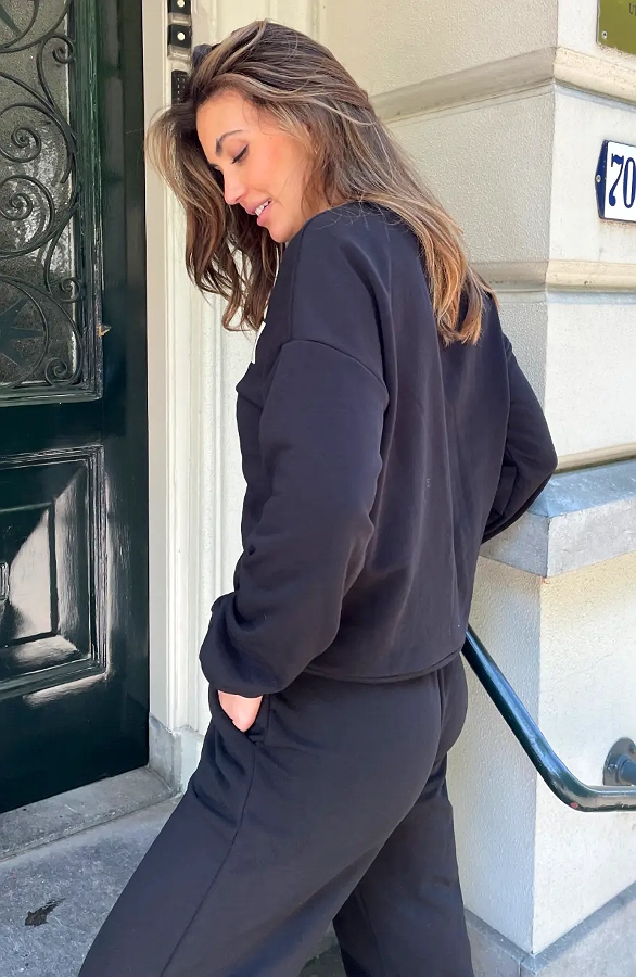 Comfort Jogger Zwart – broeken, foto 5