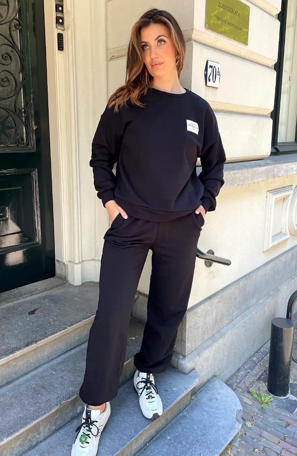 Comfort Jogger Zwart – broeken, foto 2