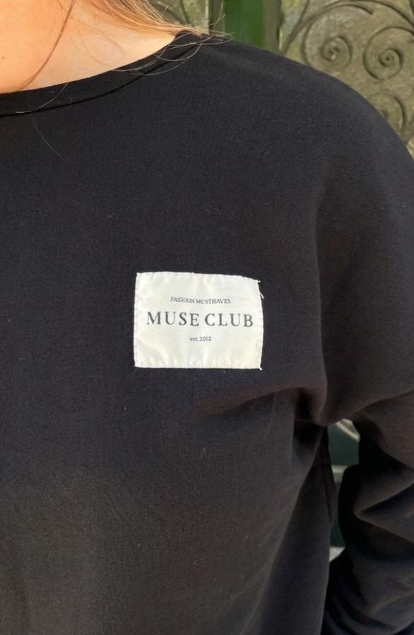 Comfort Sweater Muse Club Black – truien, foto 7