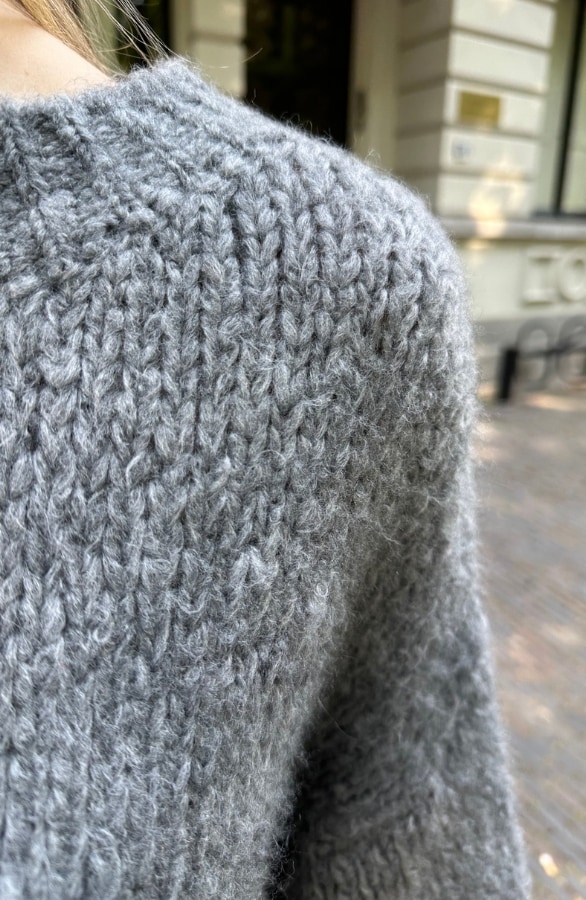 Soft Oversized Trui Grey – truien, foto 5