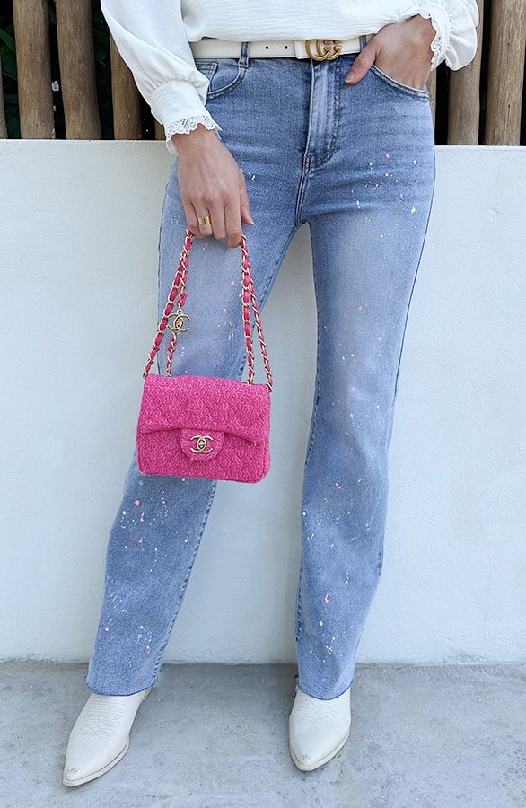 Wide Leg Jeans Paint Stretch FMH – flared broeken