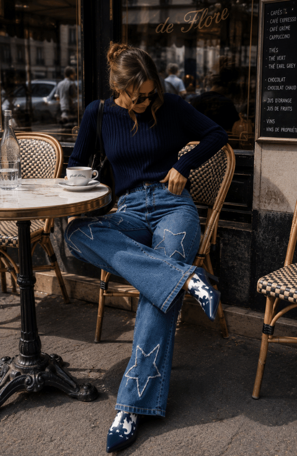 Wide Leg Jeans Raw Star FMH Stretch – flared broeken, foto 3