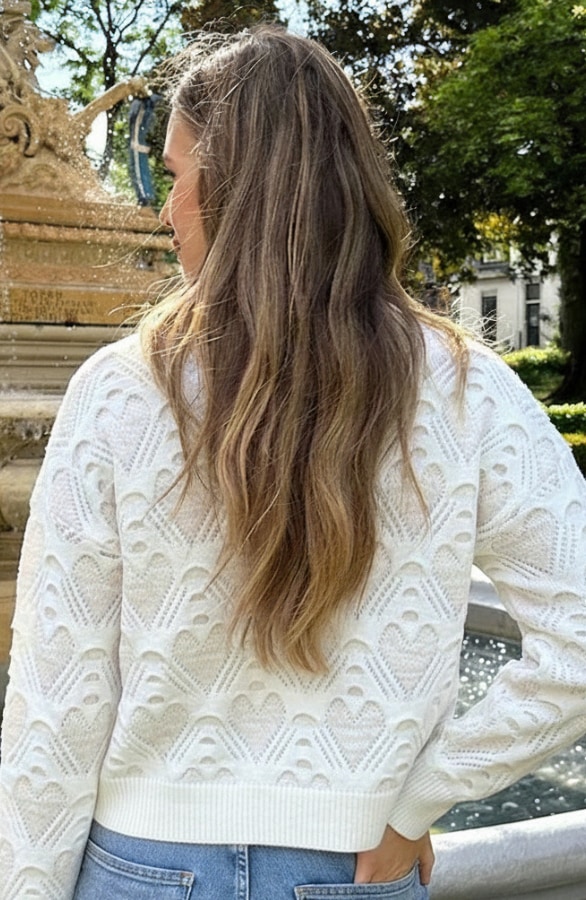 Hearts All Over Sweater Soft – truien, foto 6