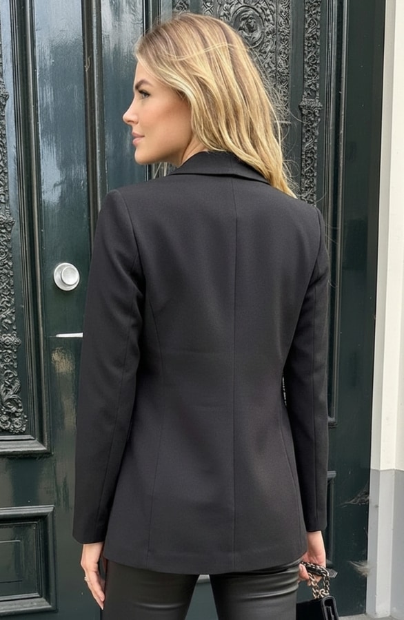 Limited Blazer Longsleeve Black – jassen, foto 4