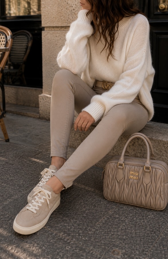 Coating Jeans Taupe, Alle Kleidung, Foto 4