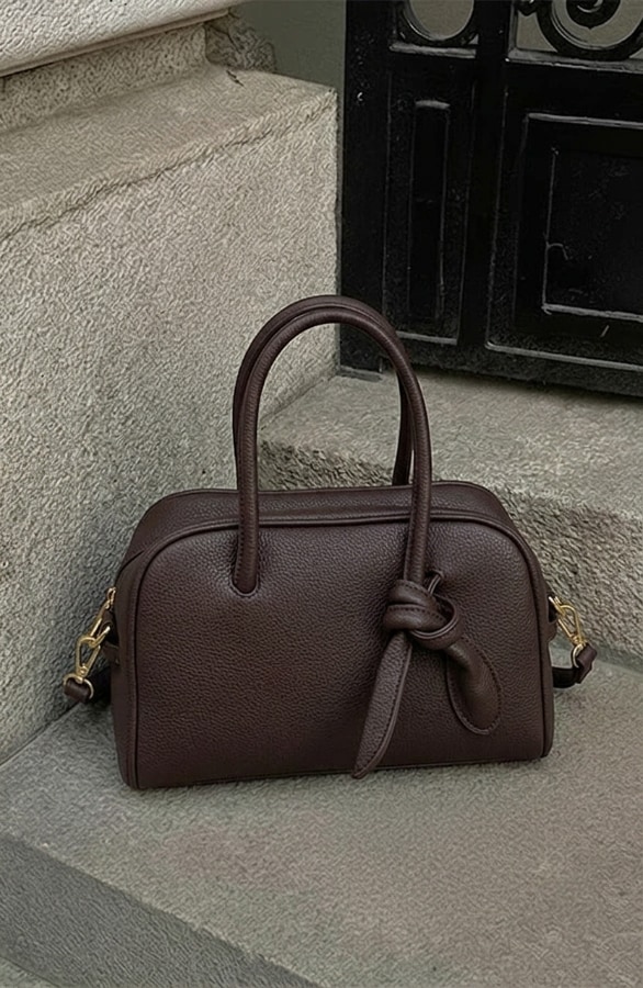 Handtas Met Knoop Choco – alle accessoires
