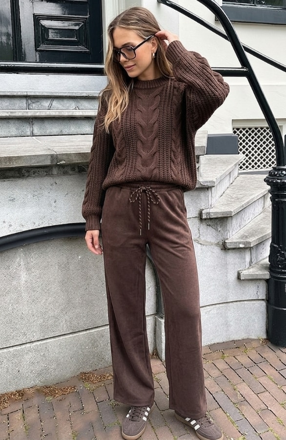 Jogger Suedine Choco – broeken, foto 3
