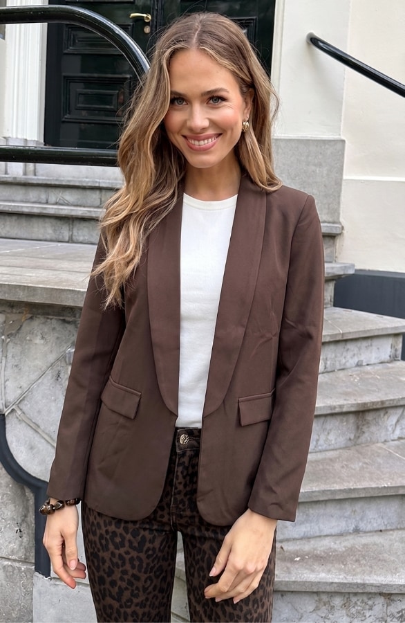Limited Blazer Longsleeve Choco – jassen, foto 5