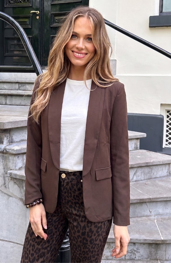 Limited Blazer Longsleeve Choco – jassen, foto 3