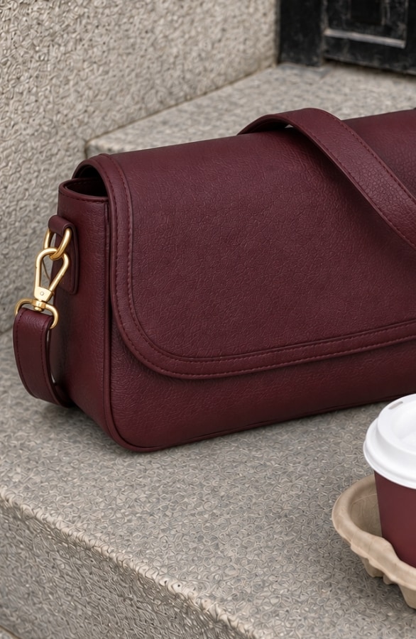 Schoudertas Burgundy – alle accessoires, foto 3