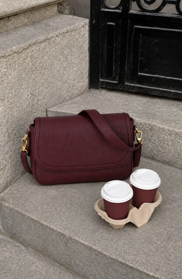 Schoudertas Burgundy – alle accessoires, foto 2