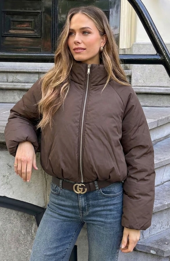 Ultra Puffer Jacket Choco – jassen